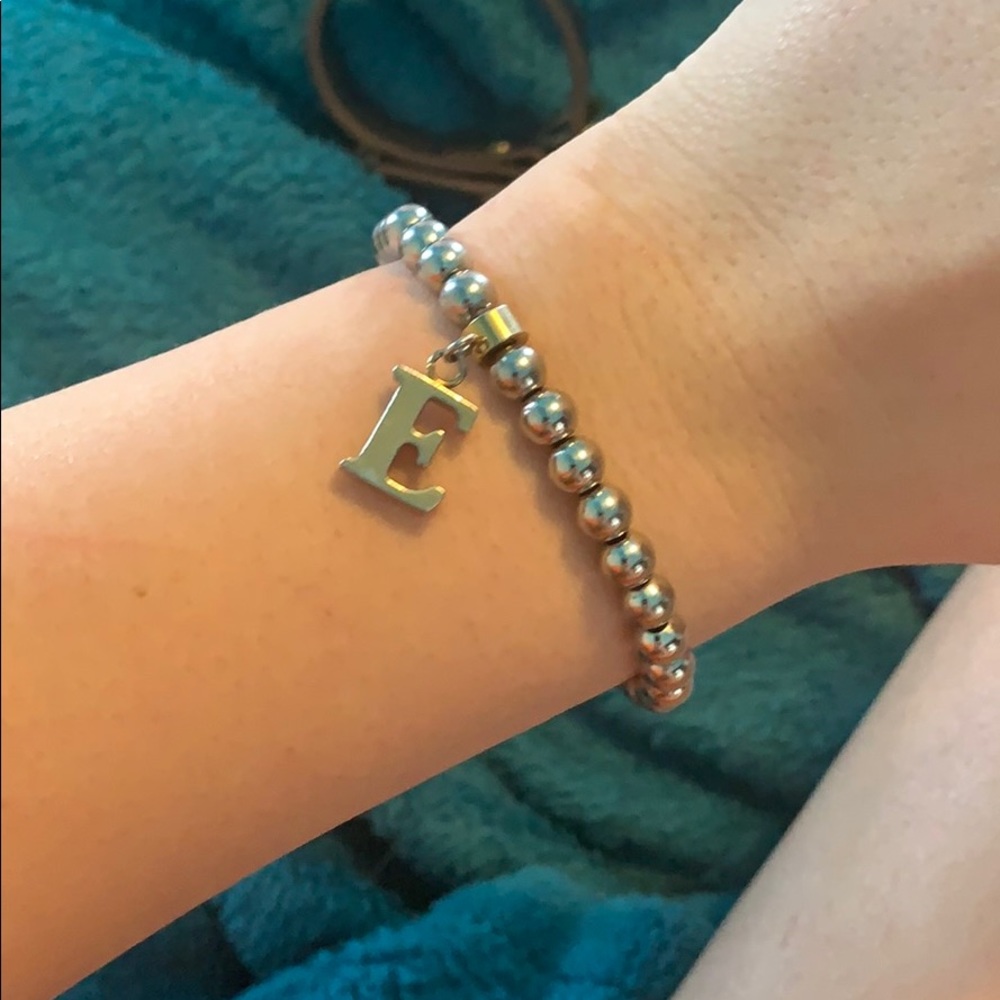 Initial Rustic Cuff Bracelet